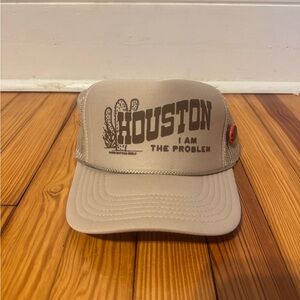 Bottom Shelf Houston I Am The Problem Trucker Hat